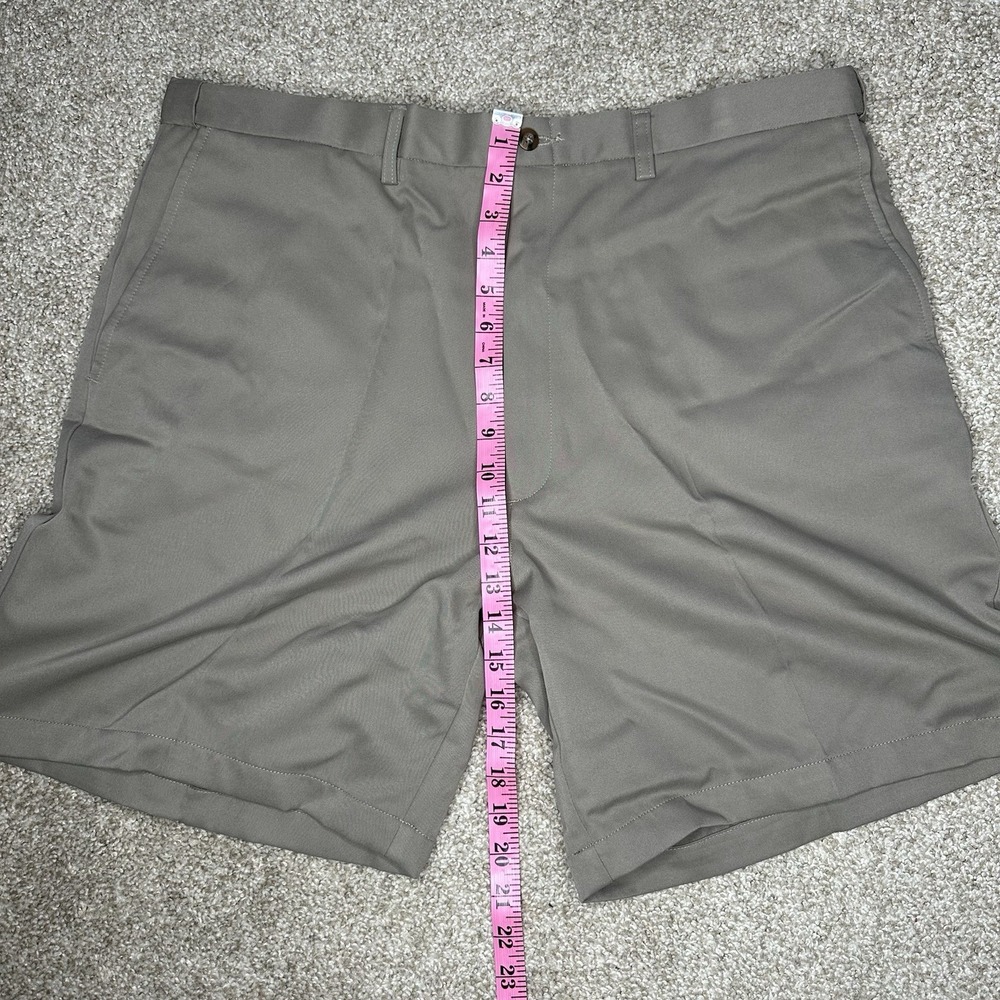 NWT Haggar Chino Shorts Men's Size 40 High Rise Cotton Blend Flat Front New Tags - Picture 8 of 10